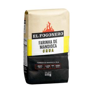 Farinha de Mandioca Crua El Fogonero 500g