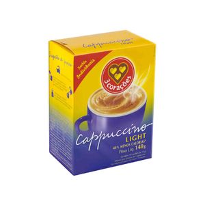 Cappuccino Light 3 Corações com 10 Sachês