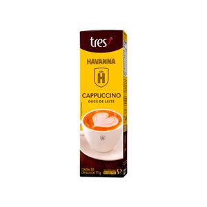 Cápsulas de Café Cappuccino Doce de Leite Havanna 3 Corações 10 unidades