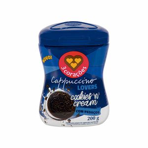 Cappuccino Lovers Cookies'n'Cream com Pedaços 3 Corações 200g