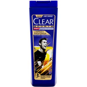 Shampoo Anticaspa Clear Men Sports Limpeza Profunda 400ml