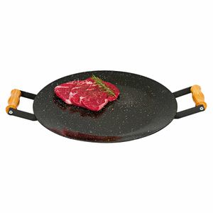 Disco de Ferro com Alças para Churrasco 45cm Qualinox