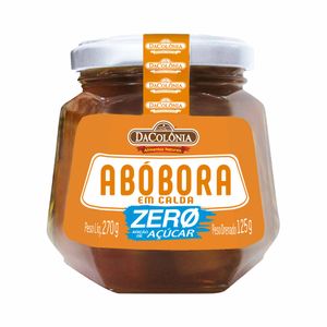 Doce de Abóbora em Calda Zero Adição de Açúcar DaColônia 270g