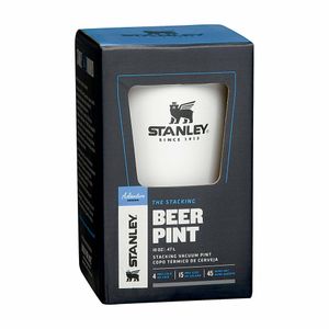 Copo Térmico Aço Inox Beer Pint Branco 8030 Stanley 473ml