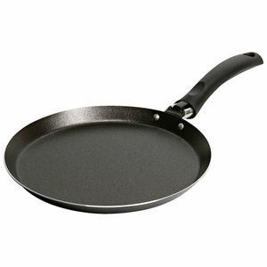 Panquequeira Antiaderente Alumínio Gourmet Vapore Preta 22cm Multiflon