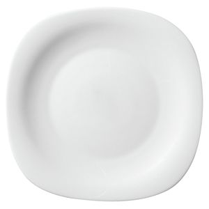 Prato Raso de Vidro Branco Quadra 27cm Marchand