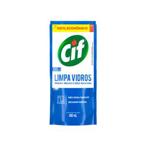 Limpa-vidros Cif Ultra Rápido Refil 450ml