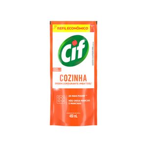 Limpador Cif Desengordurante Ultra Rápido Refil 450ml