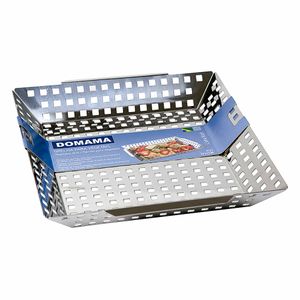 Grelha para Vegetais Retangular Inox 1124 31x28x4cm Kort Domama