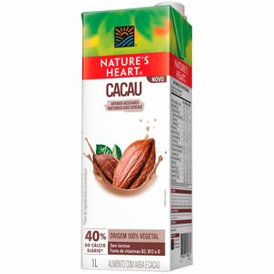 Bebida Vegetal de Aveia e Cacau Nature's Heart 1 Litro