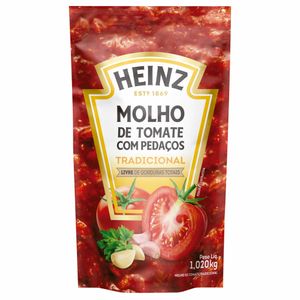 Molho de Tomate Tradicional Heinz 1,02kg