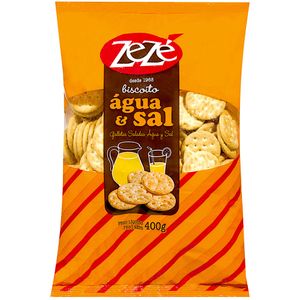 Biscoito Água e Sal Zezé 400g