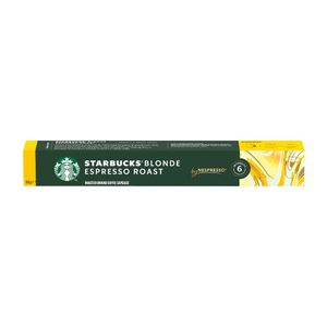 Cápsulas de Café Blonde Espresso Roast Starbucks 10 unidades