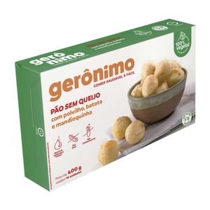 Pão sem Queijo com Polvilho, Batata e Mandioquinha Congelado Gerônimo 400g