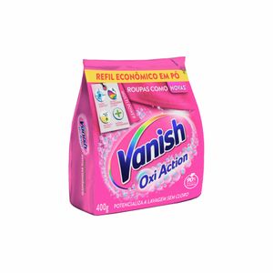 Tira Manchas em Pó Vanish Oxi Action Multi Power Roupas Coloridas Sachê 400g