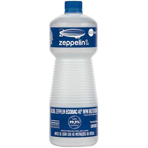 Álcool Líquido 46% INPM Ecobac Zeppelin 1 Litro