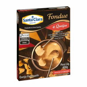 Fondue de 4 Queijo Santa Clara 400g