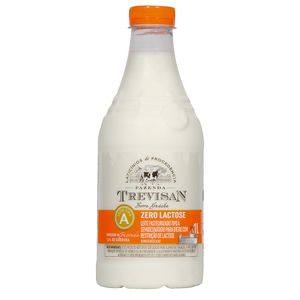 Leite Pasteurizado Semidesnatado Zero Lactose Fazenda Trevisan Garrafa 1 Litro