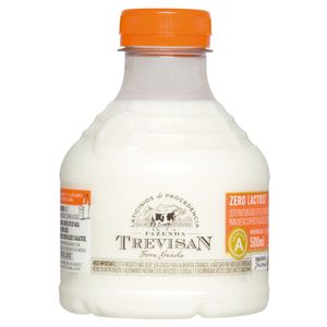 Leite Pasteurizado Semidesnatado Zero Lactose Fazenda Trevisan Garrafa 500ml