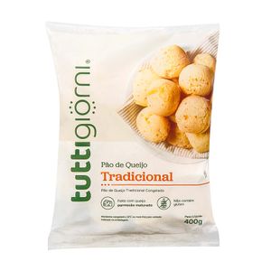 Pão de Queijo Tradicional Congelado Tutti Giorni 400g