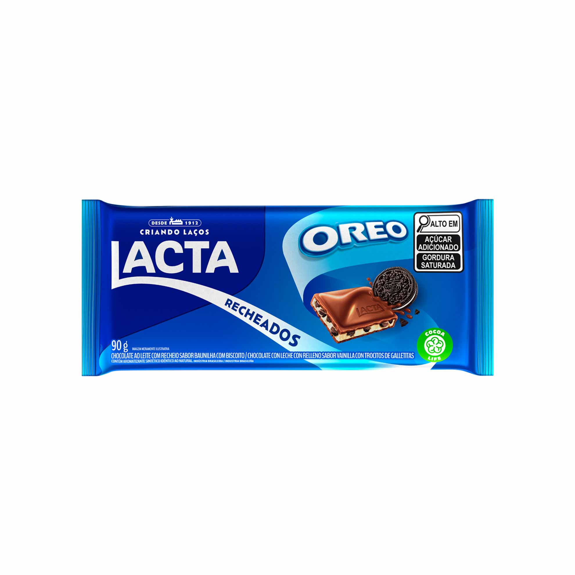 Chocolate ao Leite Lacta Oreo - Zaffari