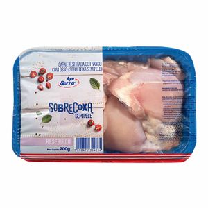 Sobrecoxas de Frango Resfriadas sem Pele Ave Serra 700g