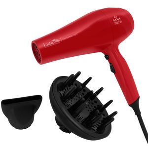 Secador de Cabelo GA.MA Italy Vermelho Lichia Ceramic Ion 2100W 127V