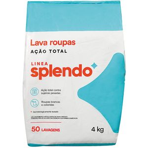 Lava-roupas em Pó Splendo Ação Total 4kg