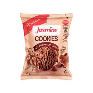 Cookies Integral de Chocolate com Gotas Vegano Jasmine 120g