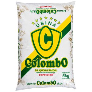 Açúcar Cristal Colombo 5kg