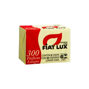 Fósforo Fiat Lux 6 Caixas com 50 Palitos