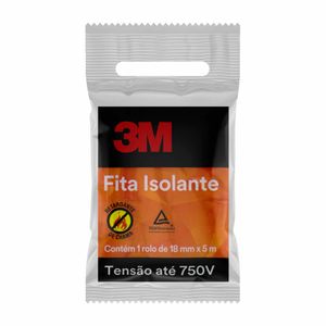 Fita Isolante Preta 3M 18mmx5m