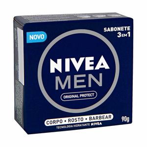 Sabonete em Barra Nivea Men 3 em 1 Original Protect 90g