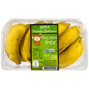 Banana Prata Baby Orgânica Gesa 500g