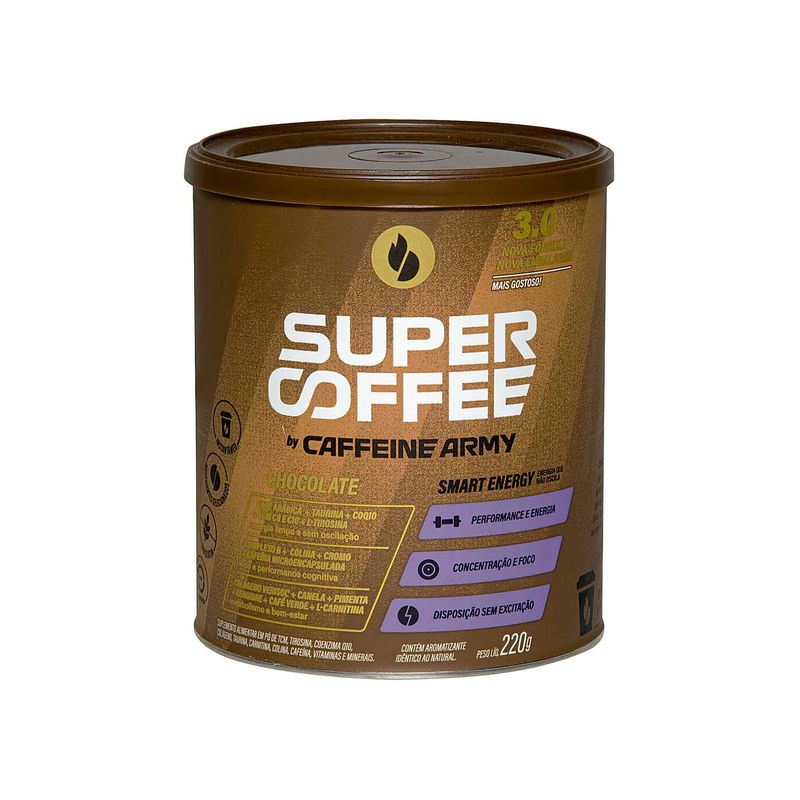 Suplemento-Alimentar-de-Chocolate-SuperCoffee-Caffeine-Army-220g-Zaffari-00