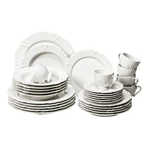 Conjunto de Jantar Porcelana White Soleil W112-9801 Oxford 30 Peças