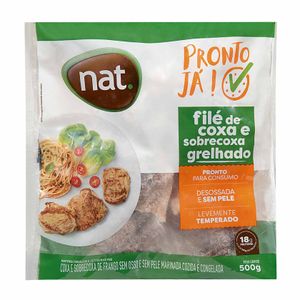 Filé de Coxa e Sobrecoxa de Frango Grelhado Congelado Nat 500g