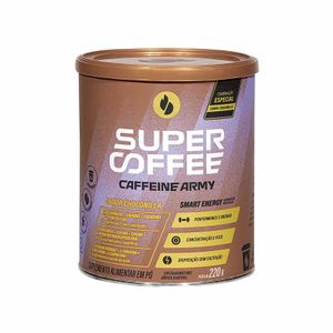 Suplemento Alimentar de Choconilla SuperCoffee Caffeine Army 220g