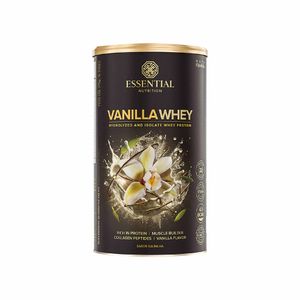 Suplemento Alimentar Vanilla Whey Essential Nutrition 375g