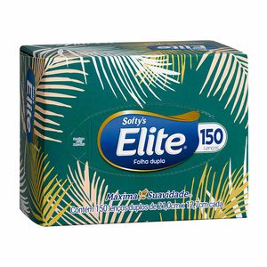 Lenço de Bolso Softy's Elite Folha Dupla 150 unidades