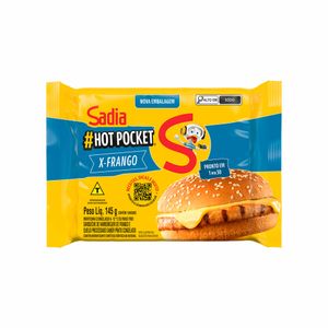 Hambúrguer X-Frango Hot Pocket Congelado Sadia 145g