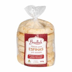 Massas para Esfihas Pré-assadas Baalbek 300g