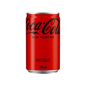 Refrigerante Coca-Cola sem Açúcar Lata 220ml