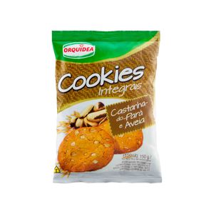 Cookies Integrais de Castanha-do-Pará e Aveia Orquídea 150g