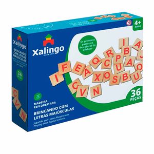 Jogo Brincando com Letras Xalingo 36 peças