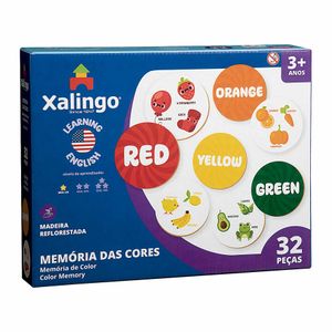 Jogo Memória das Cores Xalingo 32 peças