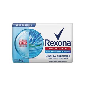 Sabonete em Barra Rexona Antibacterial Limpeza Profunda 84g