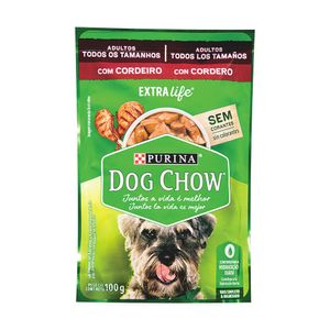 Ração Úmida para Cães Dog Chow Purina Adultos Cordeiro 100g