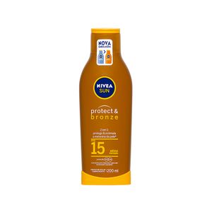 Protetor Solar Nivea Sun FPS15 Protect & Bronze 200ml