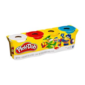 Massa de Modelar com 4 Peças Play-Doh